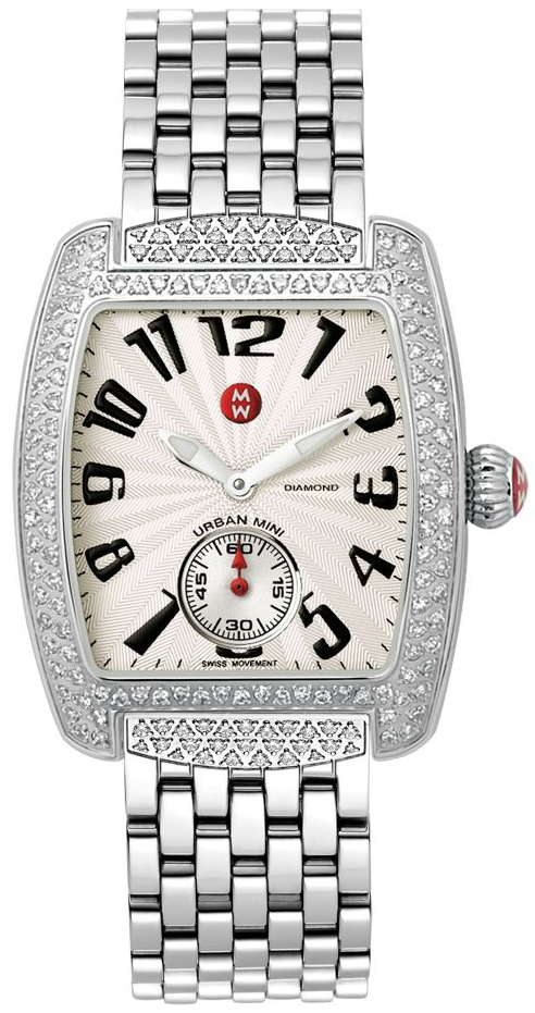 Michele Urban Battery Operated Quartz White Watch MWW02A000401 