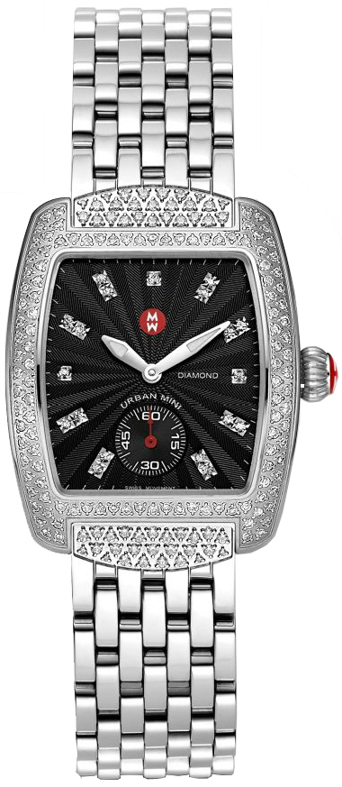 Michele Urban Battery Operated Quartz Black Watch MWW02A000464 