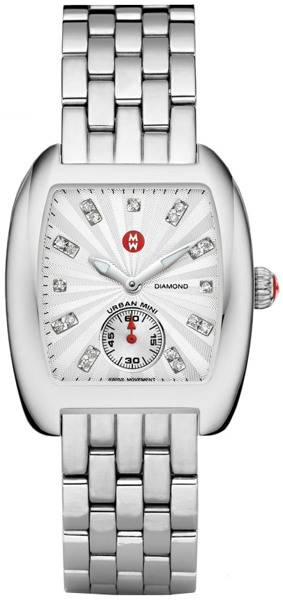Michele Urban Battery Operated Quartz White Ladies Watch MWW02A000502 