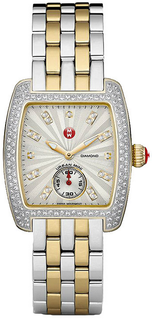 Michele Urban Battery Operated Quartz Diamonds Watch MWW02A000558 