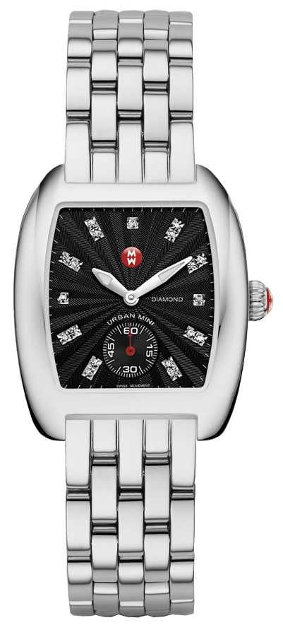 Michele Urban Battery Operated Quartz Black Watch MWW02A000405 