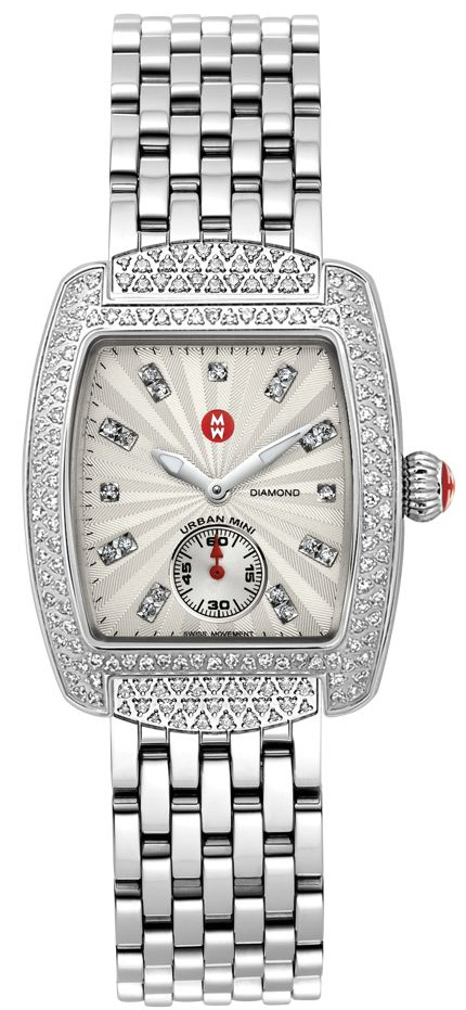 Michele Urban Battery Operated Quartz Silver Watch MWW02A000545 