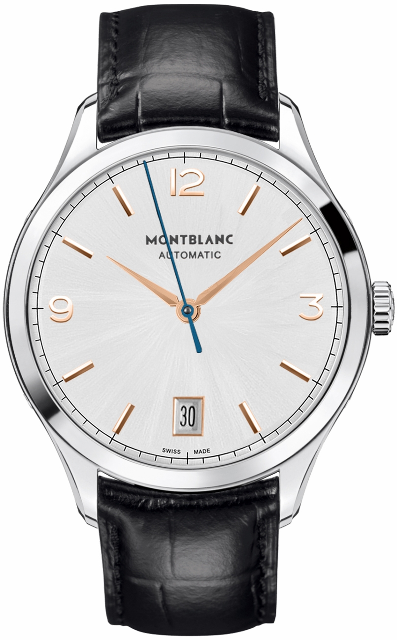 MontBlanc Heritage 
Self winding Automatic White Watch 112520 
