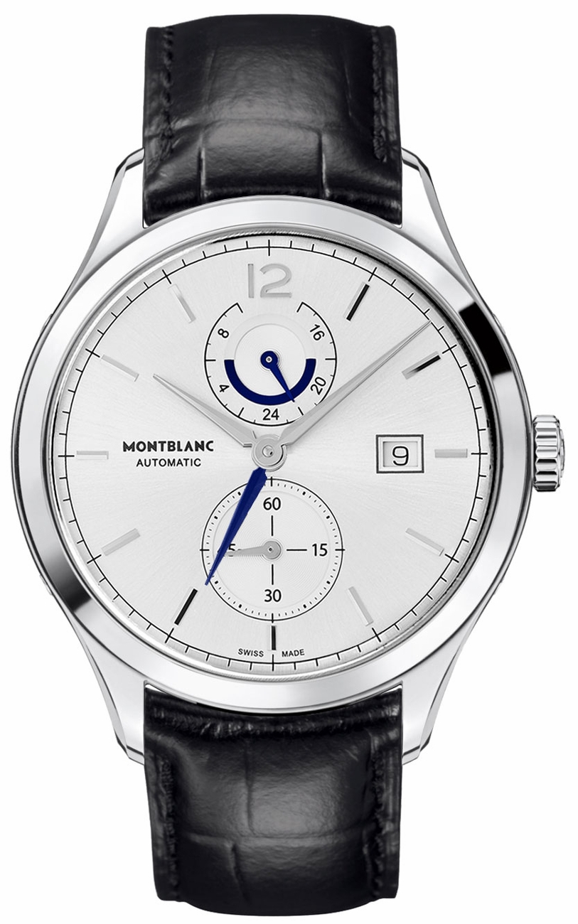 MontBlanc Heritage 
Self winding Automatic Silver White Mens Watch 112540 