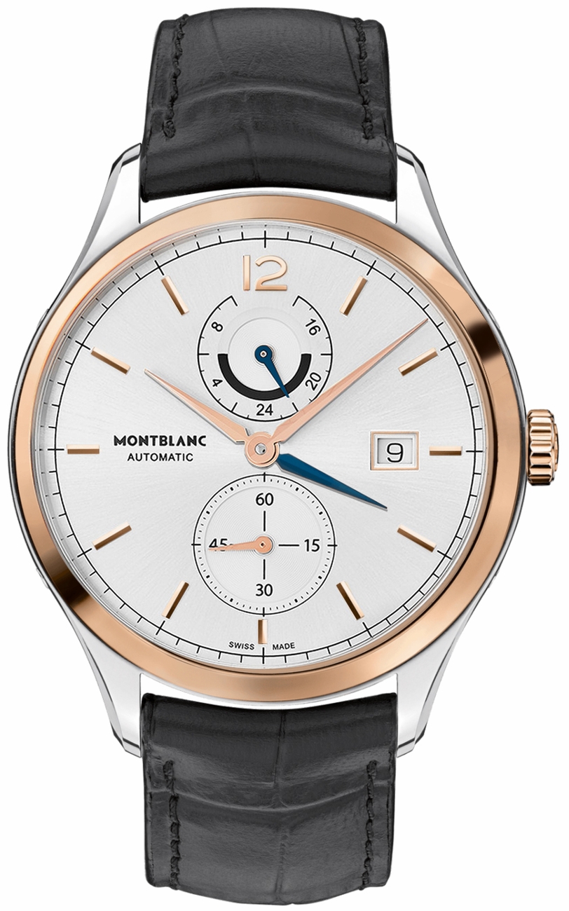 MontBlanc Heritage Self winding Automatic Silver Mens Watch 112541 