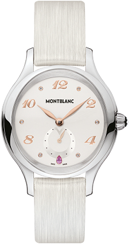 MontBlanc Princess Grace De Monaco Battery Operated Quartz White Watch 107334 