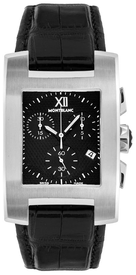 MontBlanc Profile Men's Battery Operated Quartz Black Watch 101562 