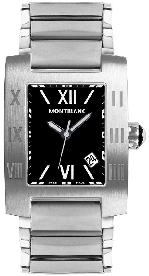 MontBlanc Profile Men's Battery Operated Quartz Black Watch 36995 