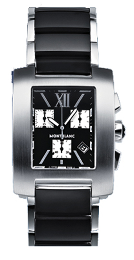 MontBlanc Profile Men's Black Watch 8487 