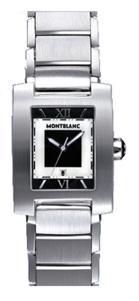 MontBlanc Profile Men's Battery Operated Quartz Black Watch 9658 