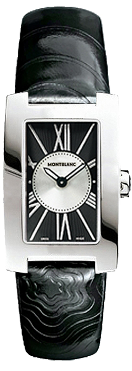 MontBlanc Profile Battery Operated Quartz Black Watch 101554 