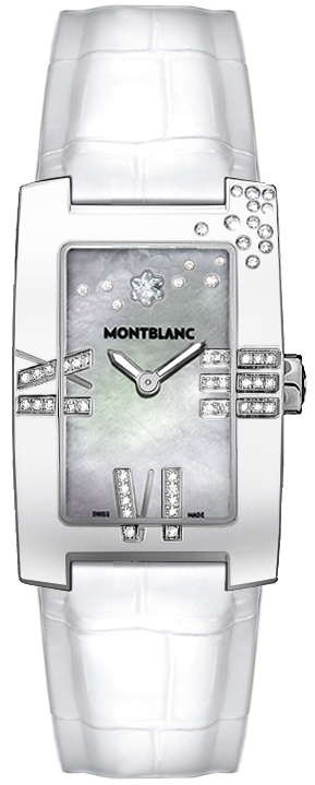MontBlanc Profile Pearl White Watch 101556 