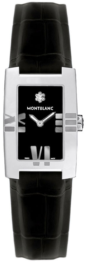 MontBlanc Profile Elegance Black Dial Women's Dress Watch 102370 