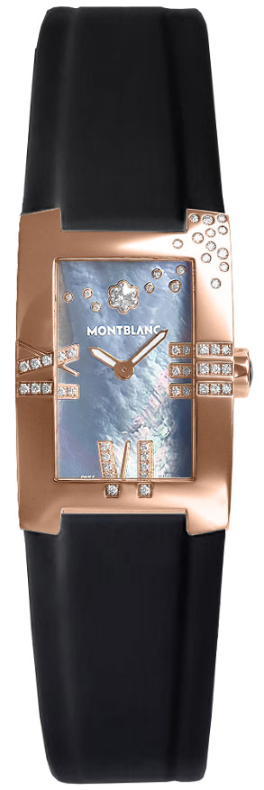 MontBlanc Profile Elegance Gold Women's Diamond Watch 104289 