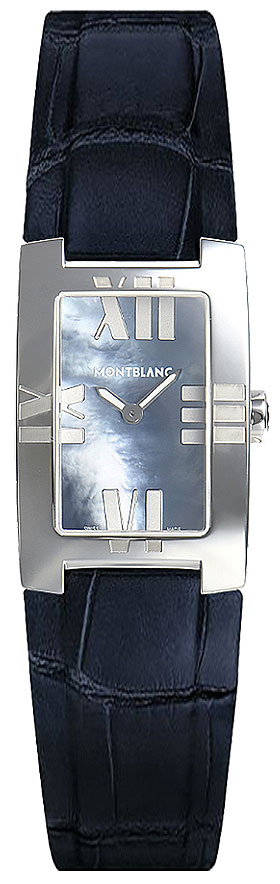 MontBlanc Profile Elegance Pearl Black Dial Women's Fashion Watch 104294 