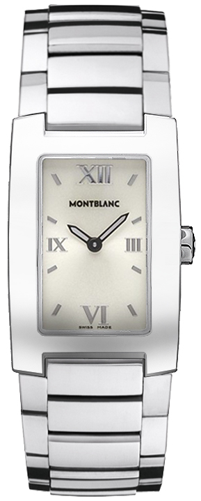MontBlanc Profile Battery Operated Quartz Silver Watch 36056 