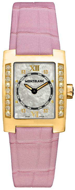 MontBlanc Profile Battery Operated Quartz Pearl White Watch 8559 