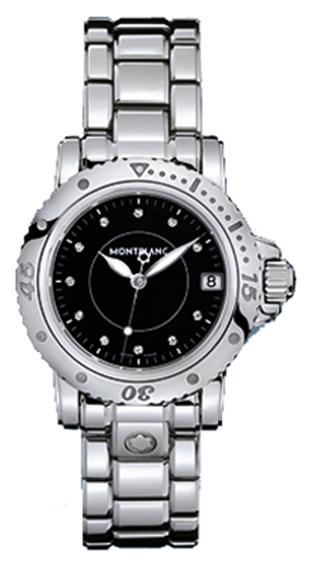 MontBlanc Sport Lady Battery Operated Quartz Black Watch 102364 