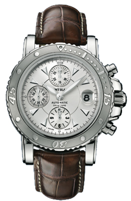 MontBlanc Sport Automatic Chronograph Silver Watch 35777 