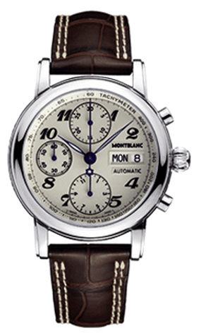 MontBlanc Star Automatic Chronograph Beige Watch 101632 