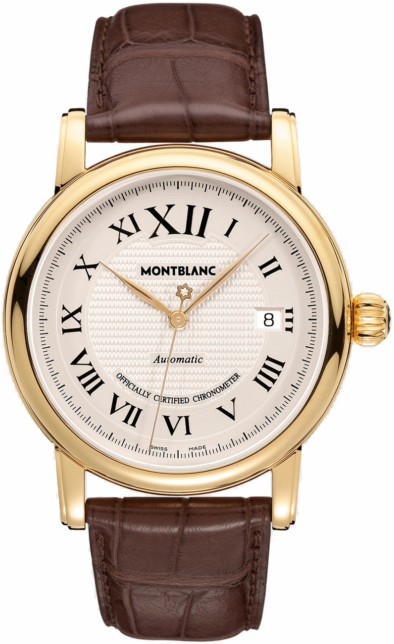 MontBlanc Star Automatic Self winding Automatic Chronometer Beige Watch 102346 