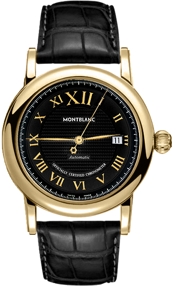 MontBlanc Star Automatic Self winding Automatic Black Mens Watch 103093 