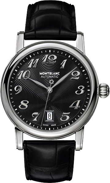 MontBlanc Star Automatic Self winding Automatic Black Watch 104182 