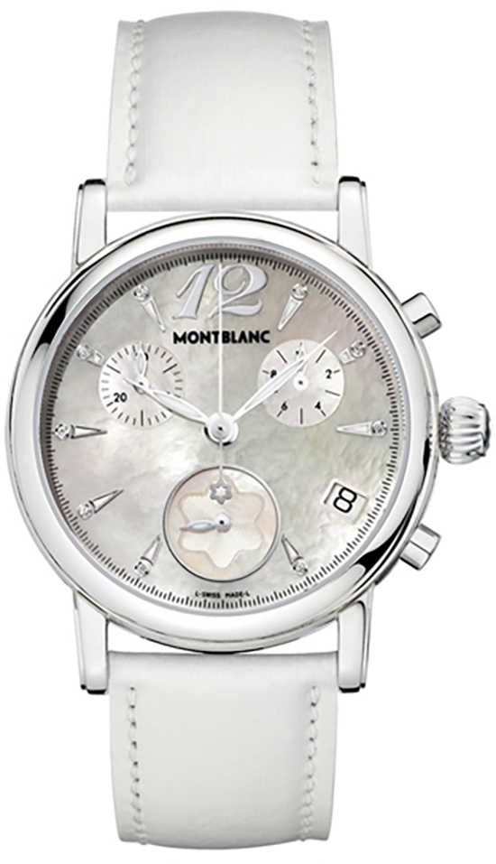 MontBlanc Star Quartz Battery Operated Quartz Blue Watch 105891 