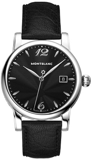 MontBlanc Star Quartz Black Watch 105893 