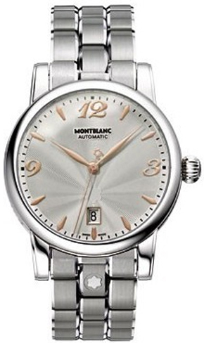 MontBlanc Star Automatic Silver Watch 105961 