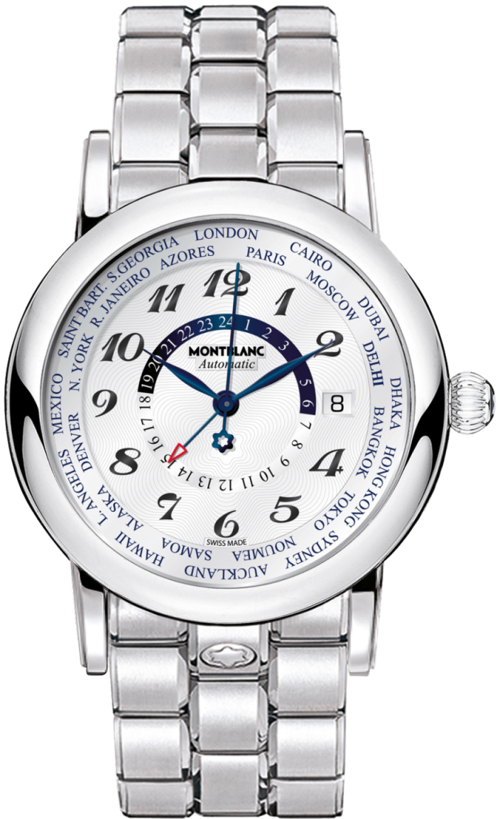 MontBlanc Star Automatic Self winding Automatic Silver White Mens Watch 106465 