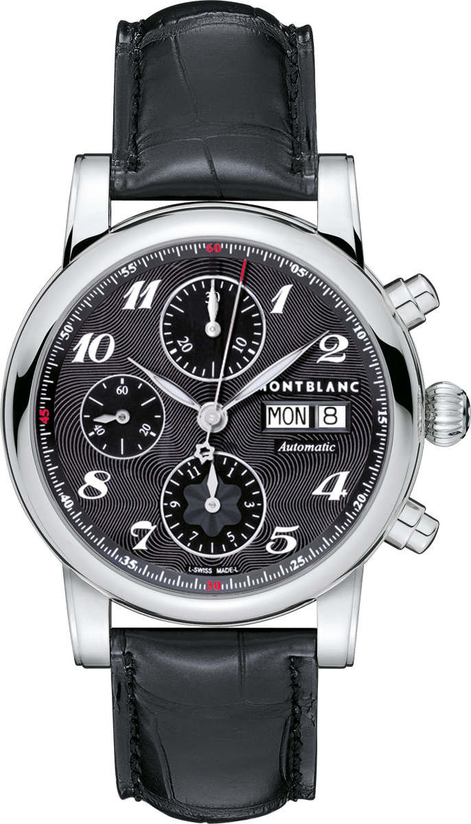 MontBlanc Star Automatic Chronograph Black Watch 106467 