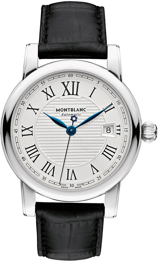 MontBlanc Star Automatic Silver Watch 107114 