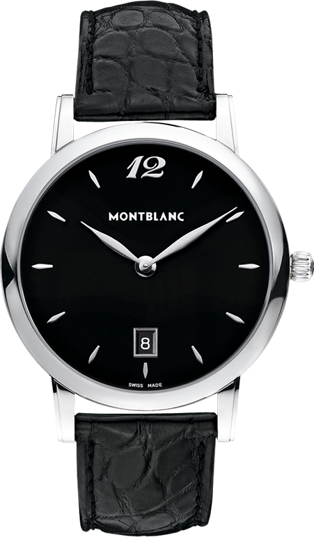 MontBlanc Star Quartz Black Watch 108769 