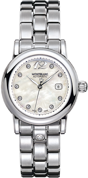 MontBlanc Star Automatic Pearl White Watch 36964 