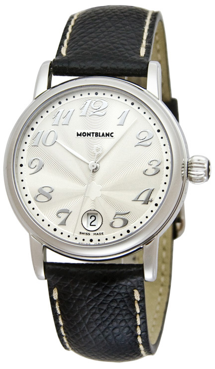 MontBlanc Star Quartz Silver Watch 7249 