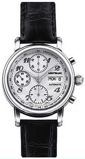 MontBlanc Star Automatic Chronograph White Watch 8452 