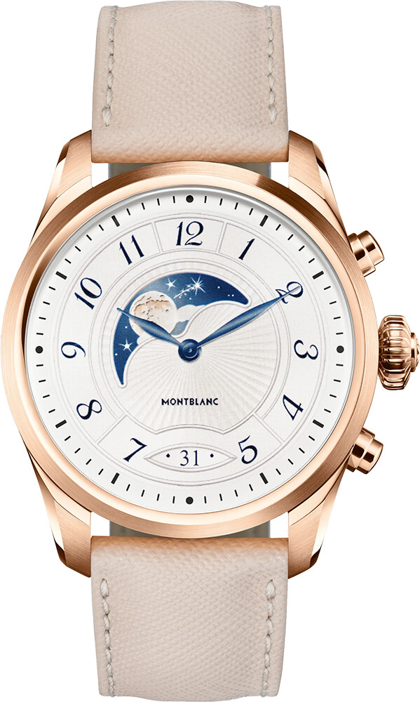 MontBlanc Summit 2 Rose Gold PVD Steel 42mm Smartwatch 125837 