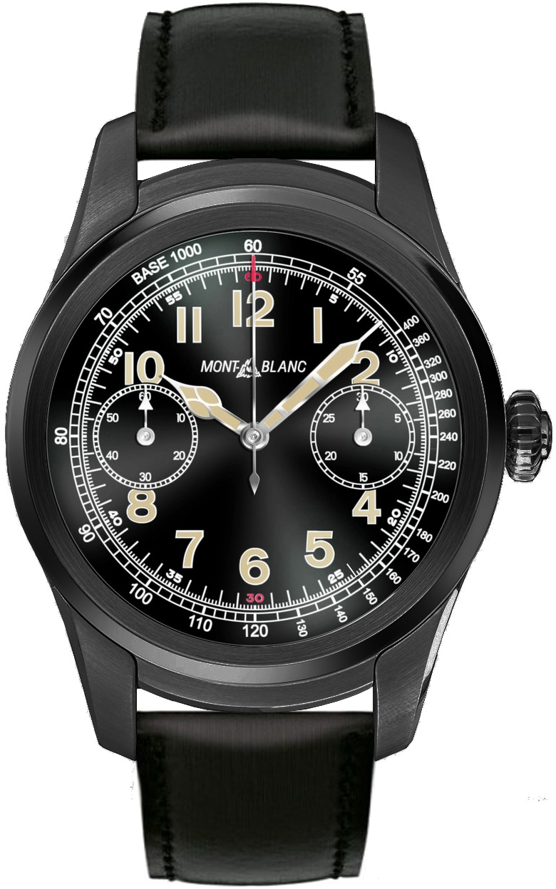 MontBlanc Summit Battery Operated Quartz Digital Watch 117538 
