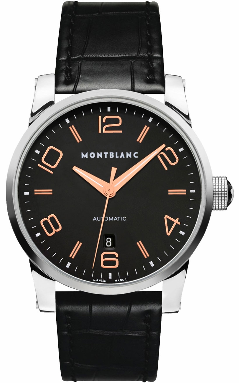 MontBlanc TimeWalker Black Dial Men's Watch 101551 
