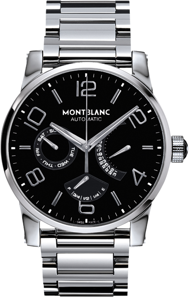 MontBlanc TimeWalker Automatic Self winding Automatic Black Watch 103095 