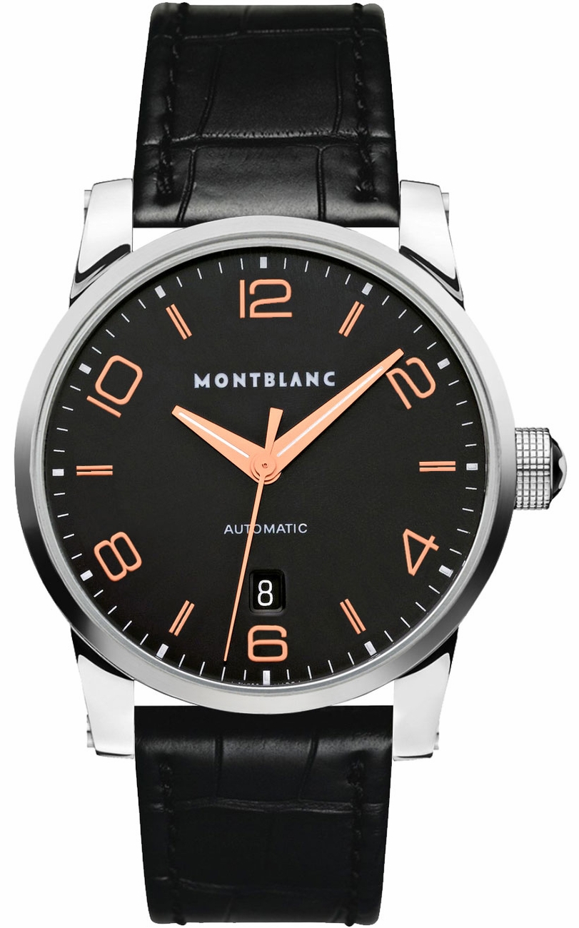 MontBlanc TimeWalker Black Dial Automatic Men's Watch 110337 