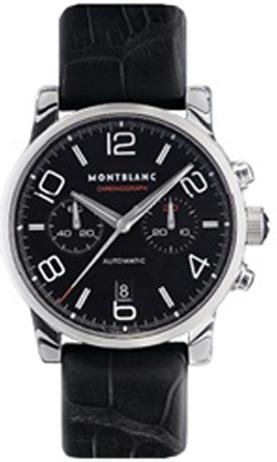 MontBlanc TimeWalker Chronograph Black Watch 36973 