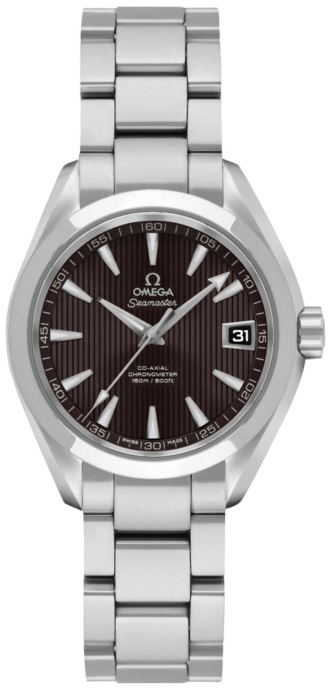 Omega Seamaster Aqua Terra Self winding Automatic Chronometer Grey Ladies Watch 23110302006001 