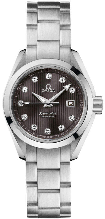 Omega Seamaster Aqua Terra Battery Operated Quartz Grey Watch 23110306156001 