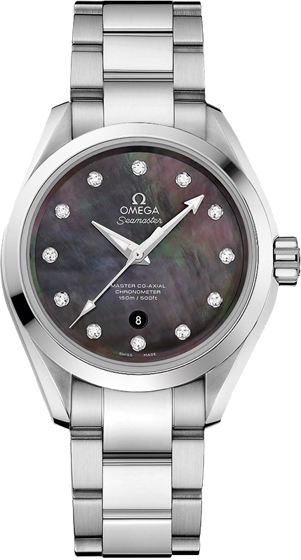 Omega Seamaster Aqua Terra Self Winding Automatic Grey Ladies Watch 23110342057001 