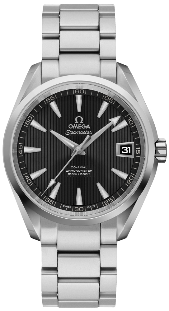 Omega Seamaster Aqua Terra Self Winding Automatic Black Mens Watch 23110392101001 