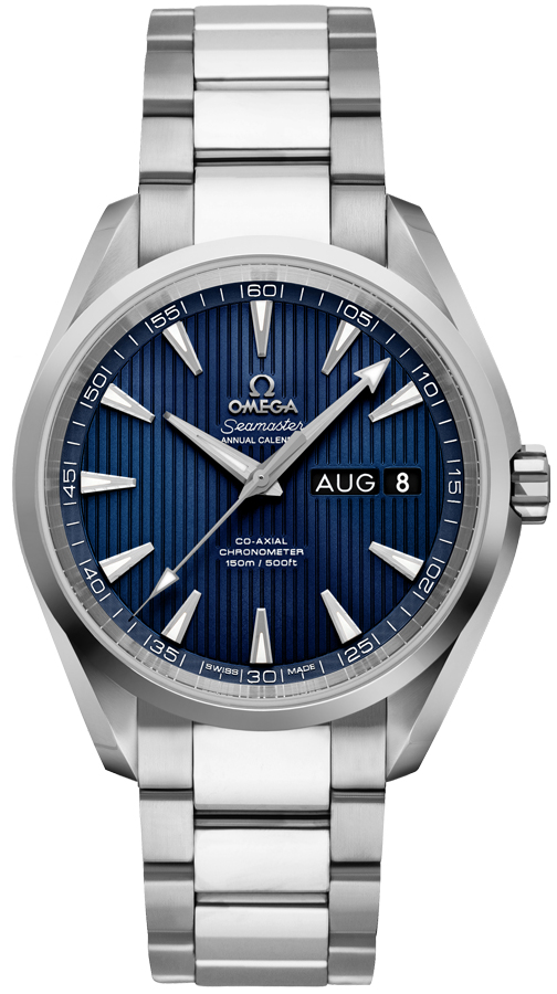 Omega Seamaster Aqua Terra Self winding Automatic Chronometer Blue Mens Watch 23110392203001 