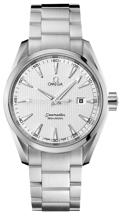 Omega Seamaster Aqua Terra Battery Operated Quartz Silver Mens Watch 23110396102001 