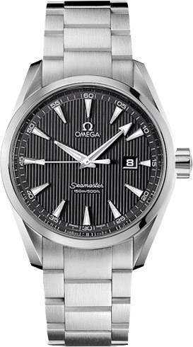 Omega Seamaster Aqua Terra Battery Operated Quartz Grey Watch 23110396106001 
